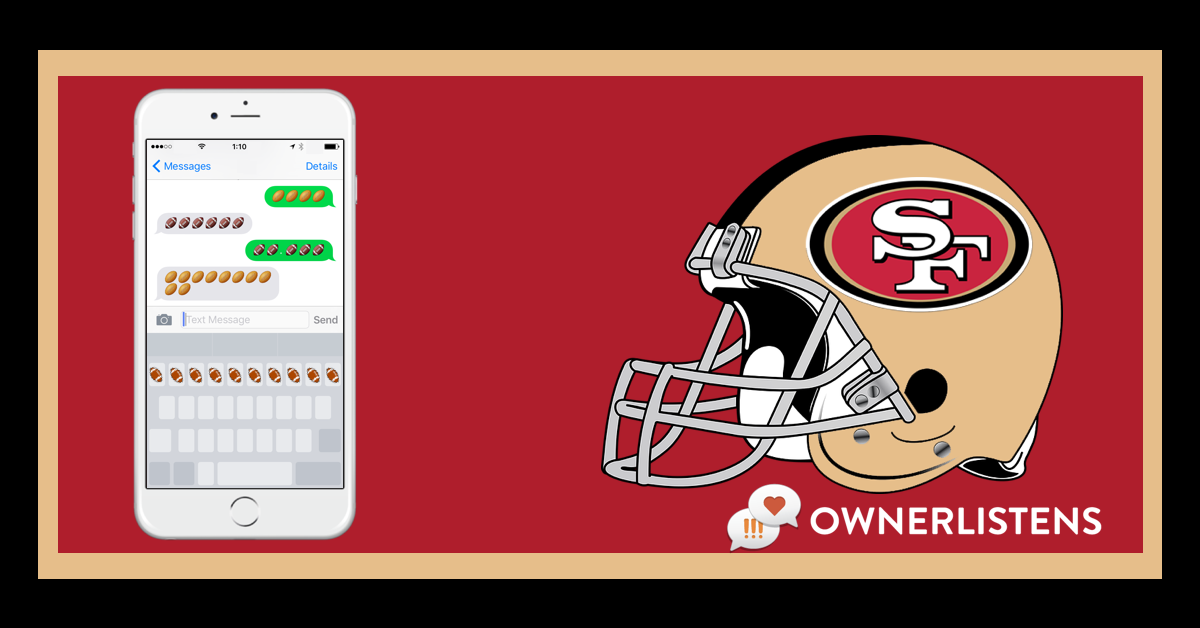 SF Fortyniners 49ers OwnerListens OL